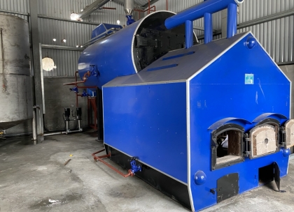Nồi hơi đốt than dạng, củi, gỗ ép